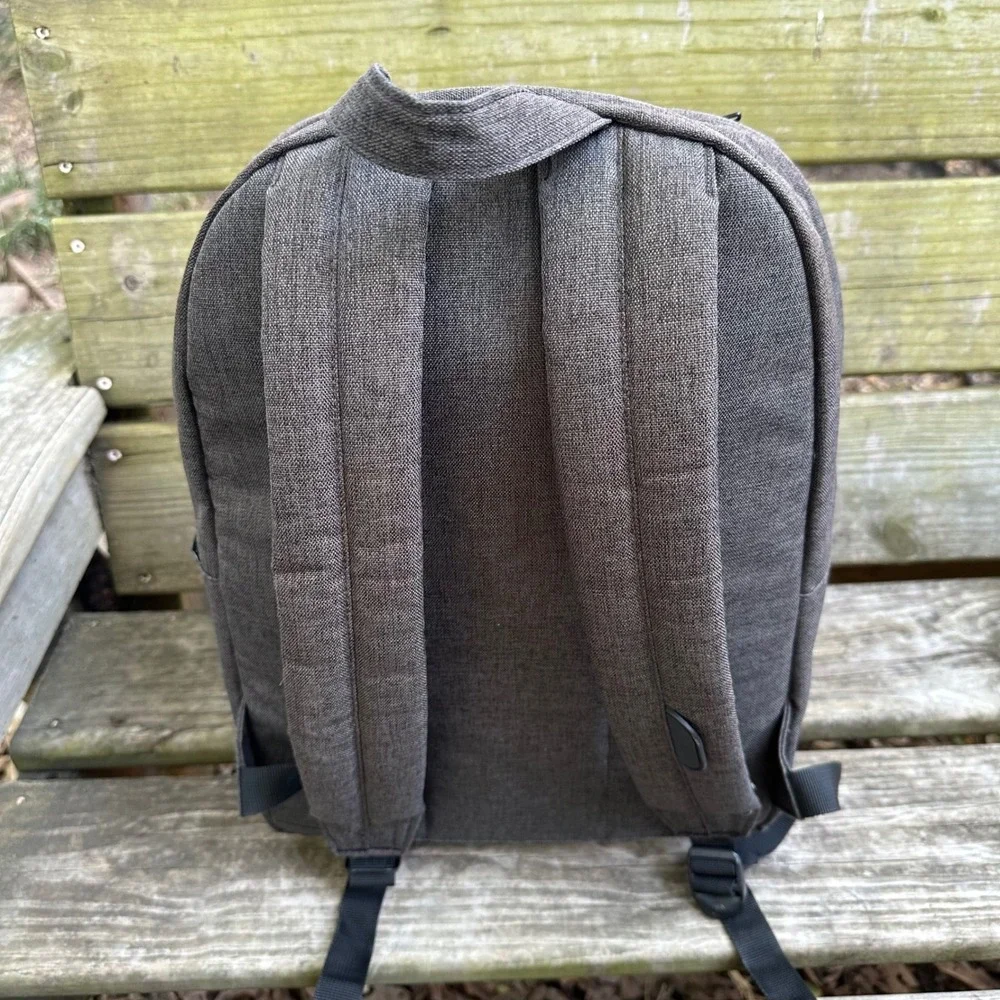 Herschel Supply Co Pop Quiz Backpack Raven Crosshatch Gray Travel School Unisex
